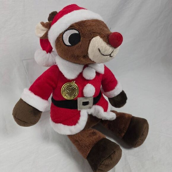 DanDee Rudolph 50th Anniversary Santa Plush Reindeer - Picture 2 of 7